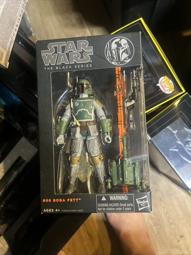 Star Wars The Black Series #06 Boba Fett 6” Figure NEW Sealed Orange Line 2013