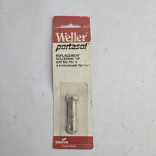 WELLER PORTASOL REPLACEMENT SOLDERING TIP CAT NO. PSI 8 4.8 mm Double Flat 3/16