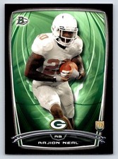 2014 Bowman 59 Rajion Neal Rookies Black   Green Bay Packers Football Card