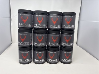 Bucked Up- BCAA RACKED  Branch Chained Amino Acids | L-Carnitine 12 PACK