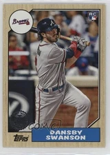 2017 Topps 1987 Baseball 30th Anniversary Dansby Swanson #87-100 Rookie RC c6h