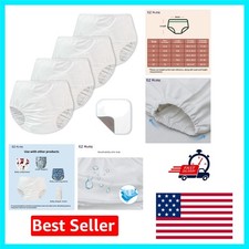 4-Pack Waterproof Toddler Diaper Covers - Reusable Potty Training Pants in 4T
