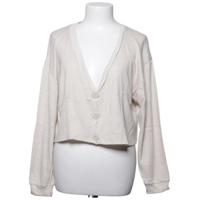 Zara, Strickjacke, Damen, Größe: M, Beige, Einfarbig, Feinstrick #Wds