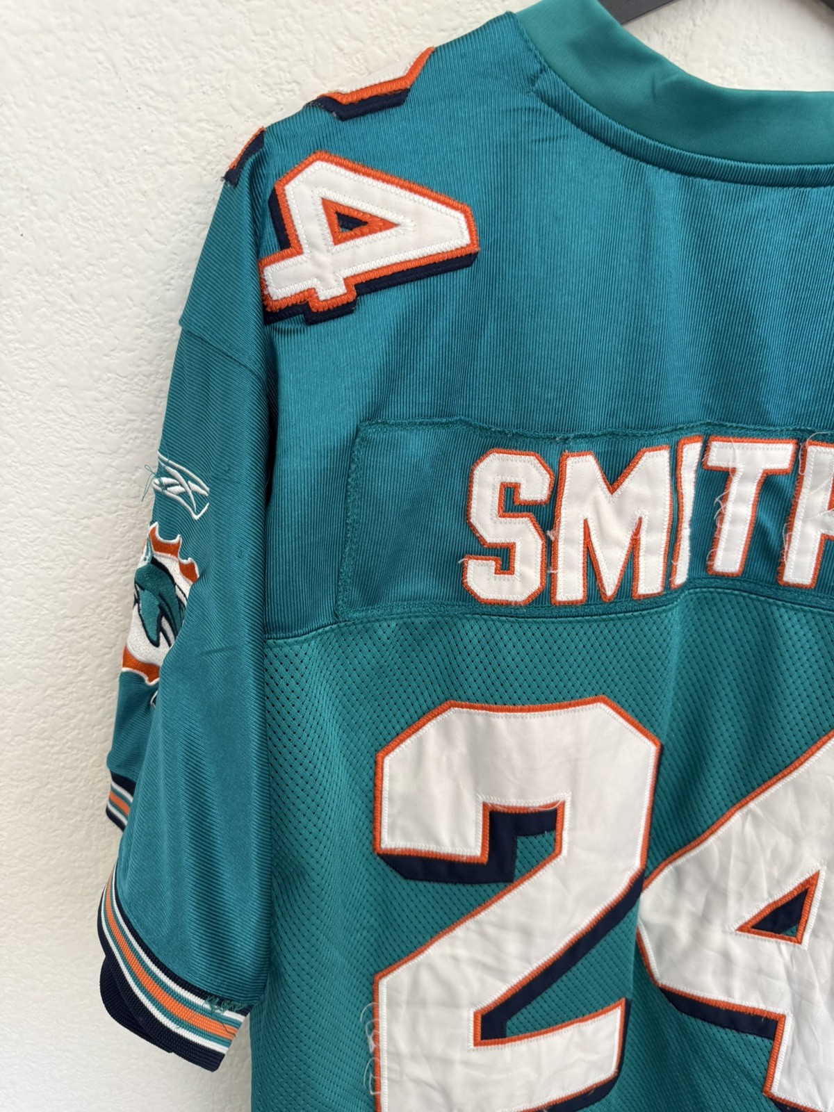 Miami Dolphins #24 jersey embroidered (M) thumbnail 13