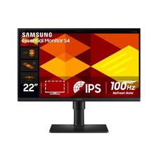 Samsung Essential S4 S22D402GAN 22" Class Full HD LCD Monitor - 16:9 - Black