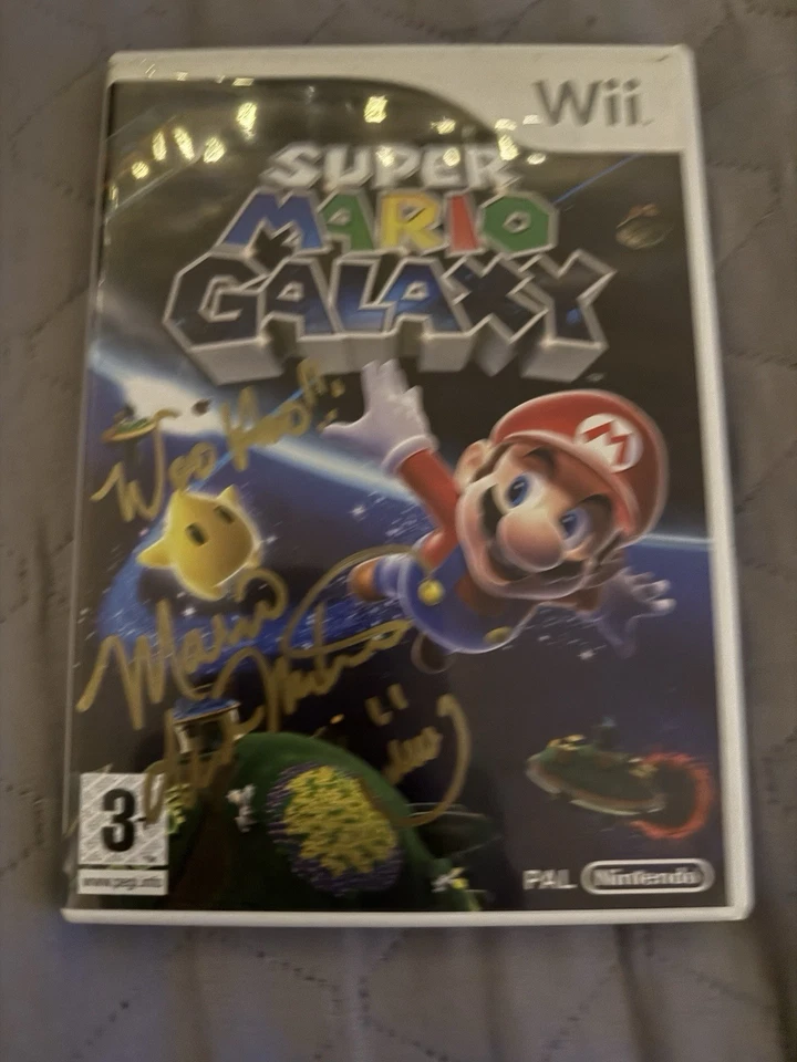 SIGNED Super Mario Galaxy Wii SIGNED BY MARIO HIMSELF! Woohoo - Image 3 of 4