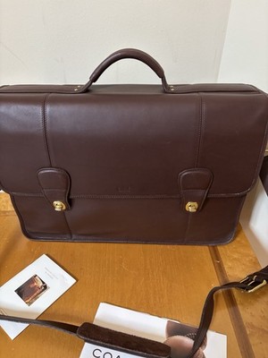 バッグ Vintage Coach Leather Turnlock Brief Bag s-l400.jpg