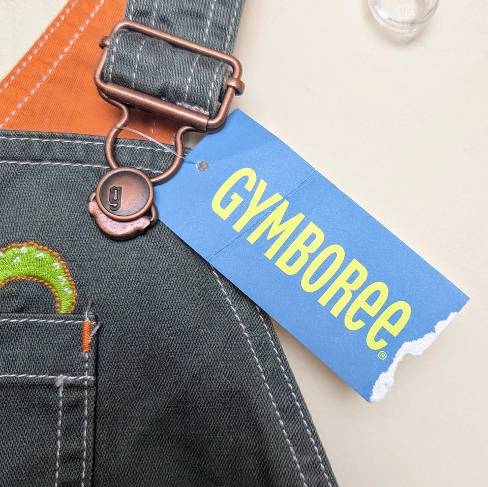 Mono corto verde cocodrilo GYMBOREE DE COLECCIÓN 2005 12-18 Mos nuevo con etiquetas Foto 3 de 4