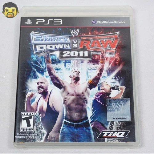 WWE Smackdown vs Raw 2011 PS3 CIB Sony PlayStation 3 Complete with Manual Tested