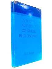A Short Account of Greek Philosophy from Thales (G. F. Parker - 1967) (ID:48702)