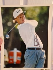 ERNIE ELS AUTHENTIC HAND SIGNED 10X8 COLOUR PHOTO UK SELLER