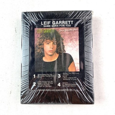 Leif Garrett Same Goes For You 8-Track Tape 1981 Pop Scotti Brothers New