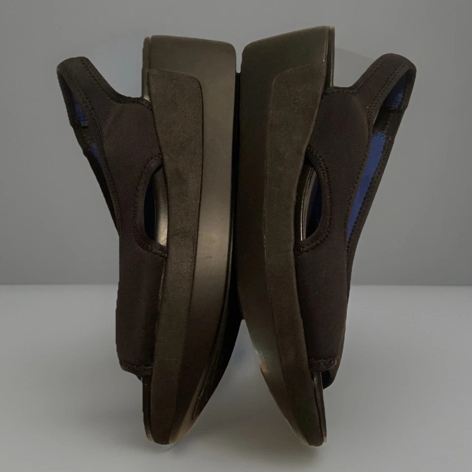 ZAPATOS SANDALIA KENNETH COLE REACTION PEPEA PLAY CUÑA NEGRA MUJER TALLA 10 Foto 4 de 4