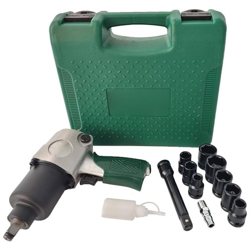 1/2 Inch Drive Air Impact Wrench, 470 ft-lbs Powerful Torque, 8pcs Pneumatic ...