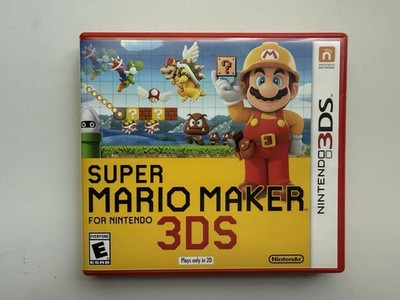 Super Mario Maker (Nintendo 3DS, 2016) CIB Tested & Working W/Screenshot!