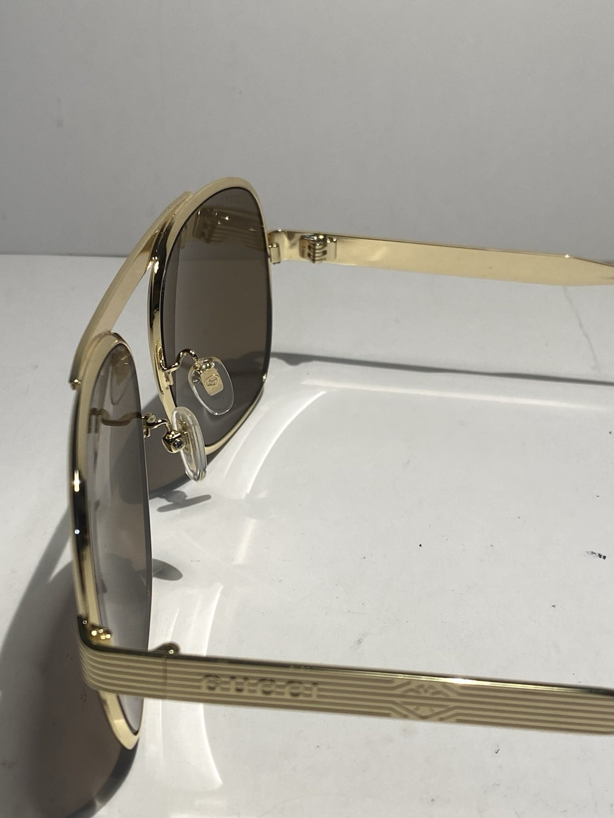 Gucci Sunglasses GG1514S  002 59-19-145 Gold Frames /Brown Lens thumbnail 7