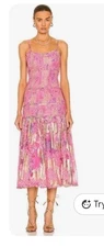hemant nandita dress XS Amal Smocked Midi Dress $489