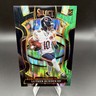 2025 Panini Select Luther Burden III Rookie Prizm Green & Black Shock #72 