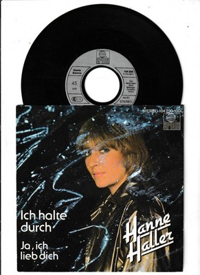 7'' Single - HANNE HALLER - Ich halte durch - Ja ich lieb dich - Ariola 1982