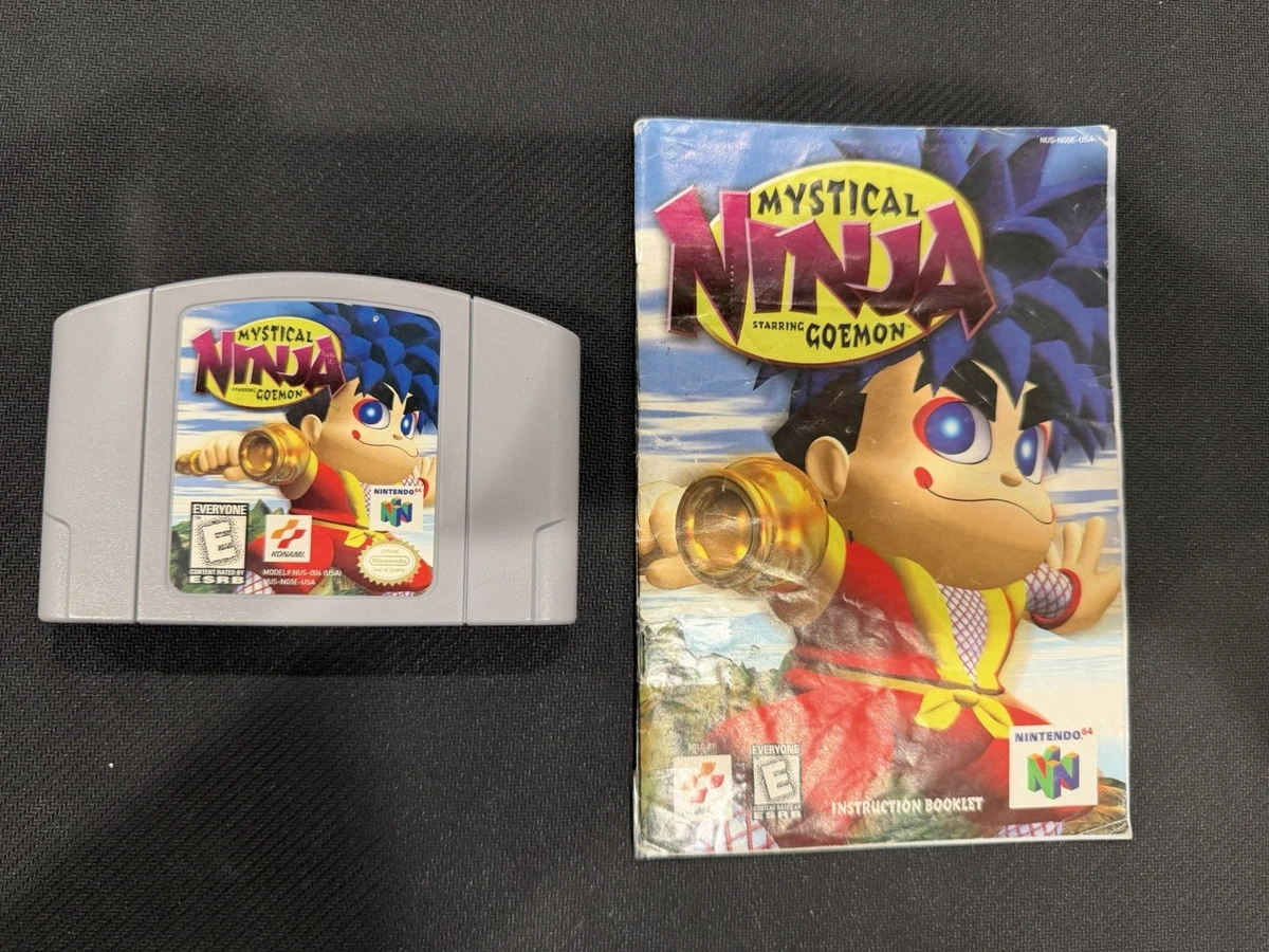 Nintendo 64 1998 Mystical Ninja Starring Goemon Video Games for