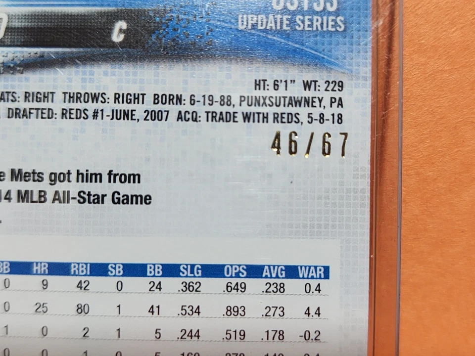 Devin Mesoraco 2018 Topps US133/67 Foto 3 de 3