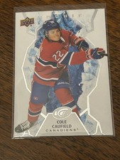 2021-22 Upper Deck Ice - Rookie Cole Caufield #122 (RC)