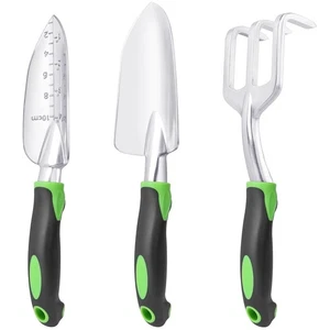Ensemble d'outils de jardin, 3 Ensemble d'outils de jardinage robustes comprenant...