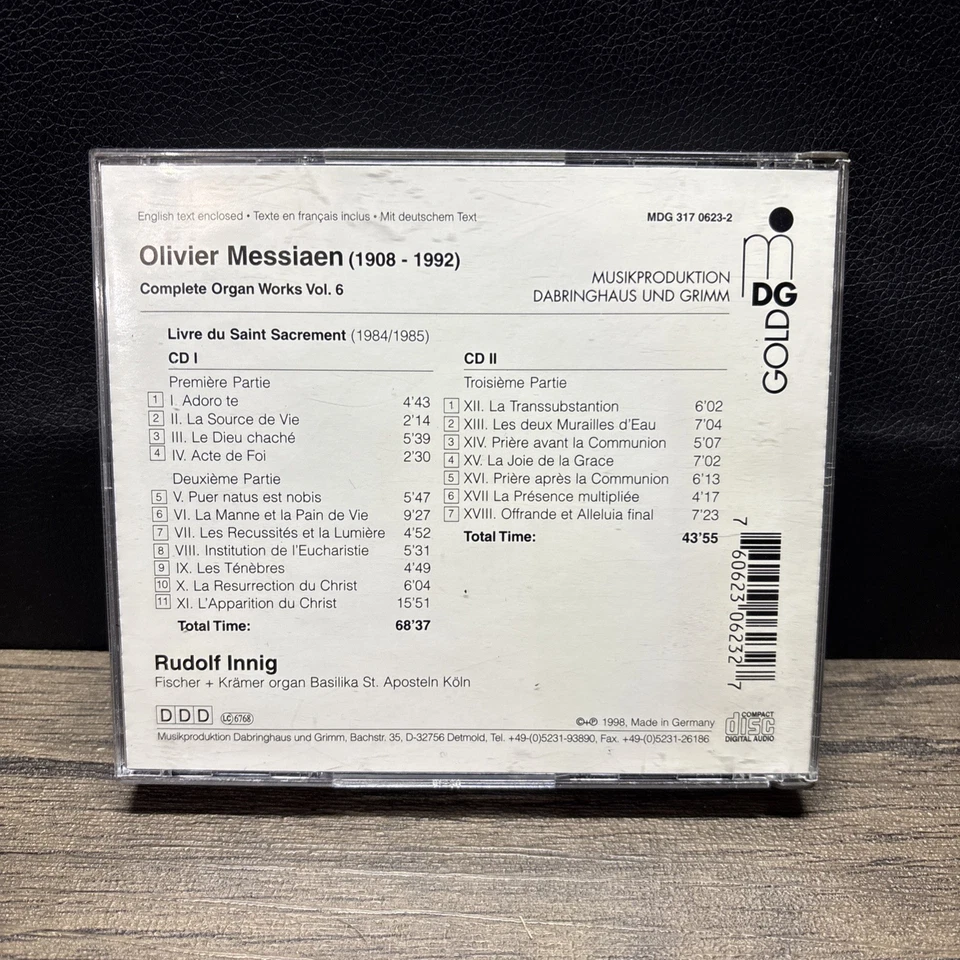Olivier Messiaen - Complete Organ Works, Rudolf Innig (CD) - Image 2 of 4