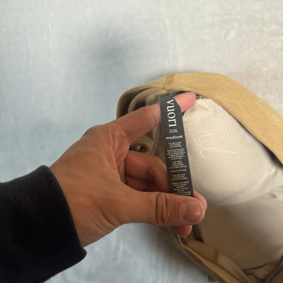 Vuori Sports Bra Womens Medium Brown Long Line Elevation Athletic Gym Running - Image 3 of 4