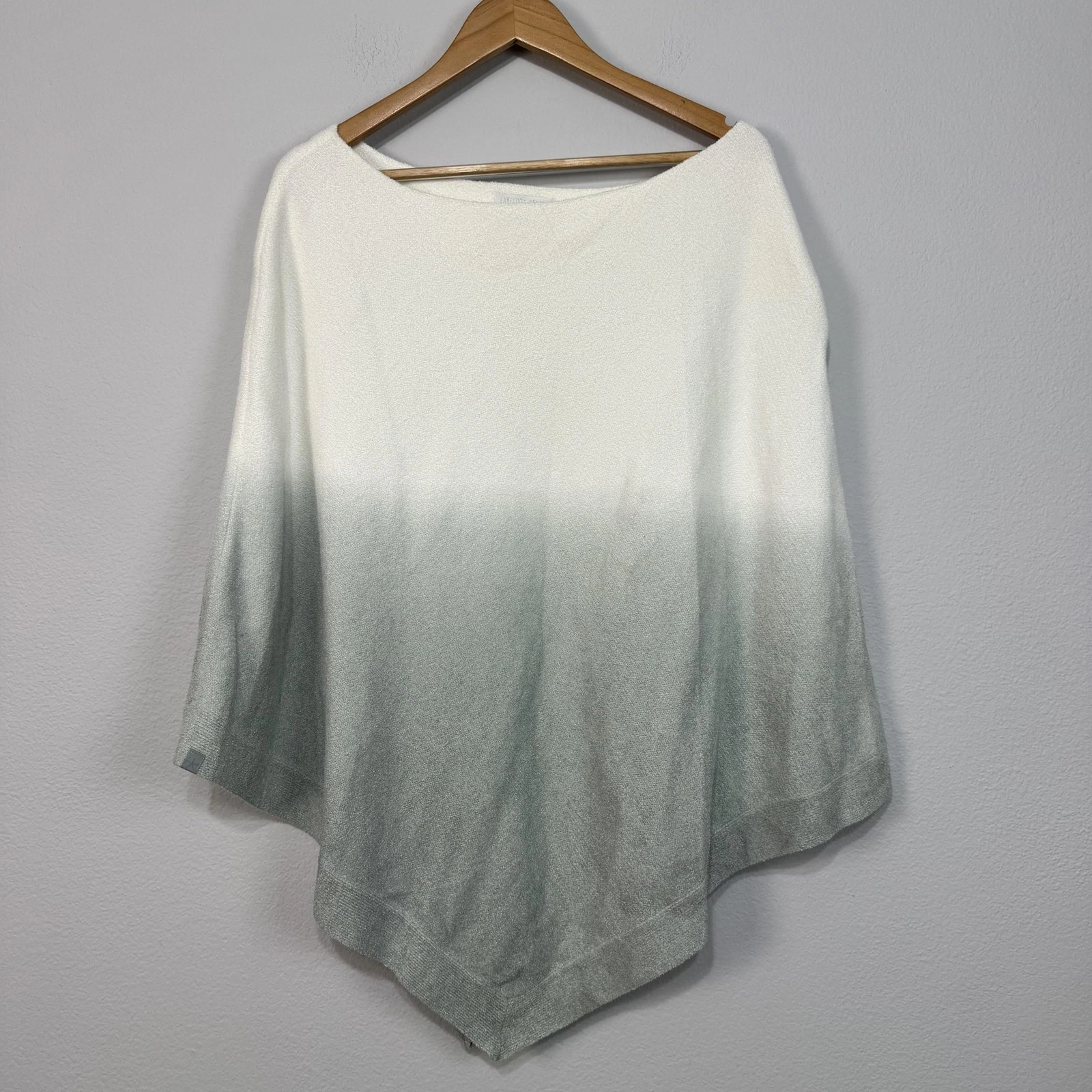 Barefoot Dreams Cozychic Ultra Lite Cape Women's One Size Green Ombre Poncho