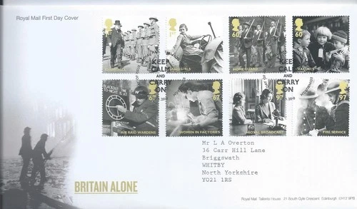 GB QEII 2010 Britain Alone First Day Cover Tallents House