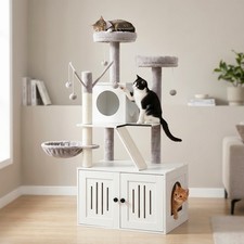 Cat Tree Tower Activity Center Large Playing House Condo Rest Cat for Indoor