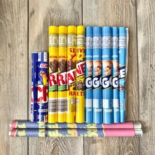 Nestle Candy Wrappers Lot Buncha Crunch Rasinets Goobers 100 Grand Plastic