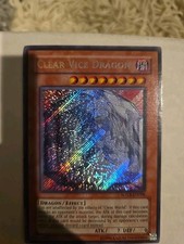 Yugioh Clear Vice Dragon SOVR-EN098 Secret Rare NM/LP