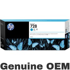For HP F9K17A 728 Cyan Ink Cartridge