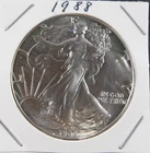 1988 American Silver Eagle – 1 oz .999 Silver – Brilliant Uncirculated‑Like