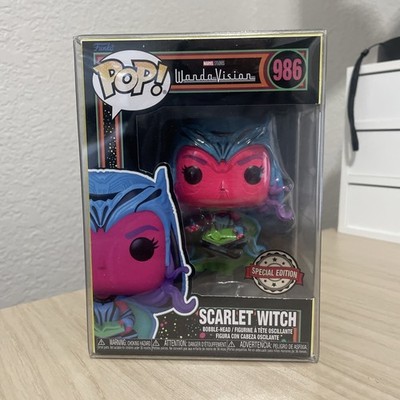 Funko Pop! Marvel: Wandavision The Scarlet Witch Figure #986 W/ Protector