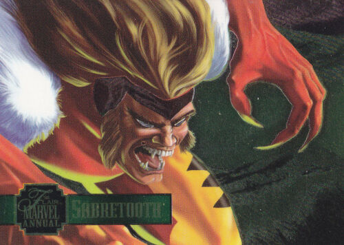 X Men:95 Flair Marvel An-1995-9 of 24 Power Blast Card - Photo 1/1