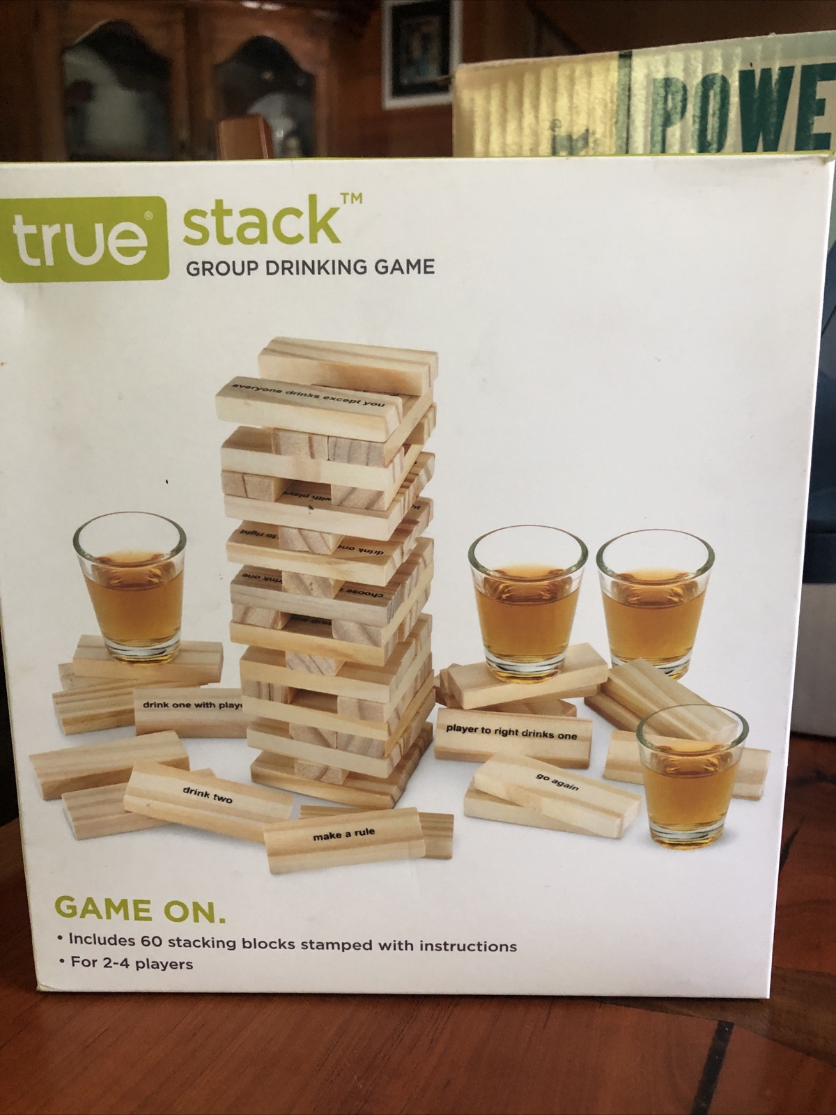 Stack™ Group Drinking Game by True Stacking Blocks Like Jenga | eBay