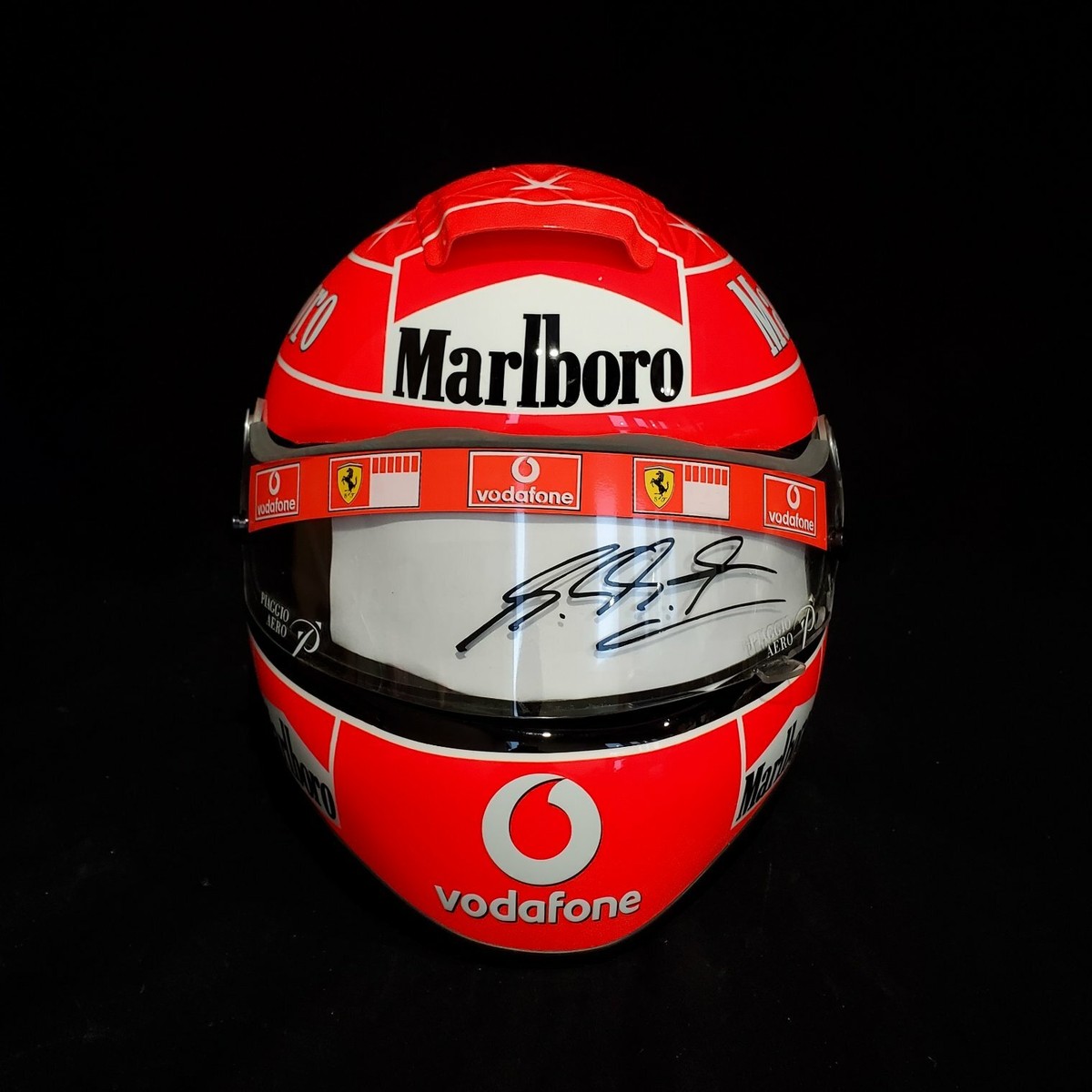 Michael Schumacher Signed Helmet 2004 Ferrari Race Issued Visor 1 