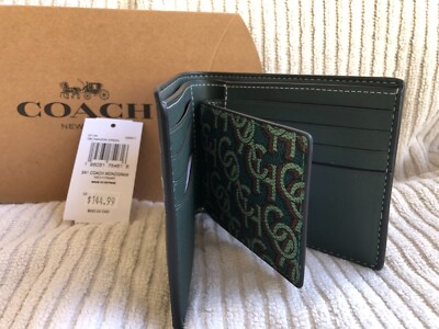 Coach 3 In 1 Monogram Print Wallet Men's - #CF134 - Amazon