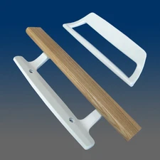 Patio Door Handle Set WHITE - PD1000WHITE