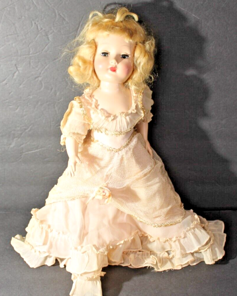 Vintage Effanbee Honey Doll 1950’s 13" Doll Sleeping Eyes eBay