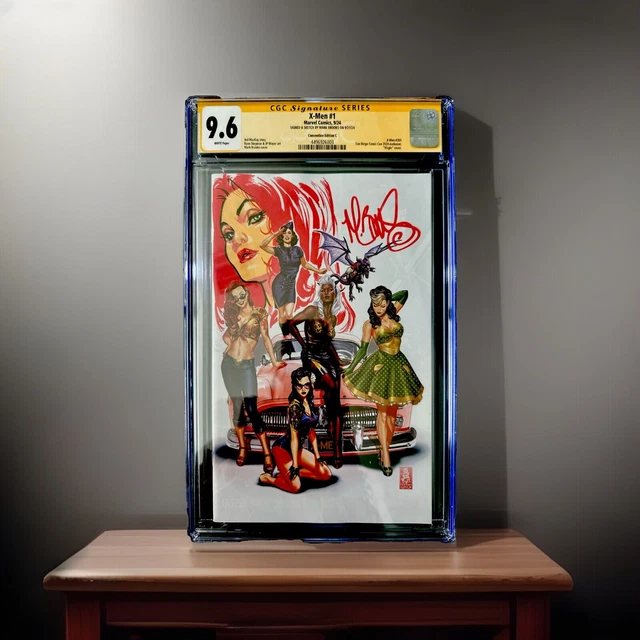 X-MEN #1 VIRGIN CVR C W/COLOR SKETCH CGC SS 9.6 SKETCH & SIG BY MARK BROOKS