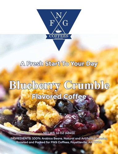 FNG Coffees-Blueberry Crumble- Ground or Whole Bean- 16 oz - 第 1/1 張圖片