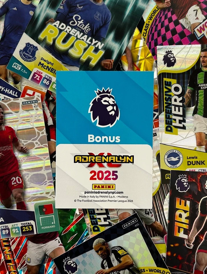 2025 Panini Adrenalyn XL EPL - Single SPECIAL CARDS (Foil Rare Ltd) Combine P&P