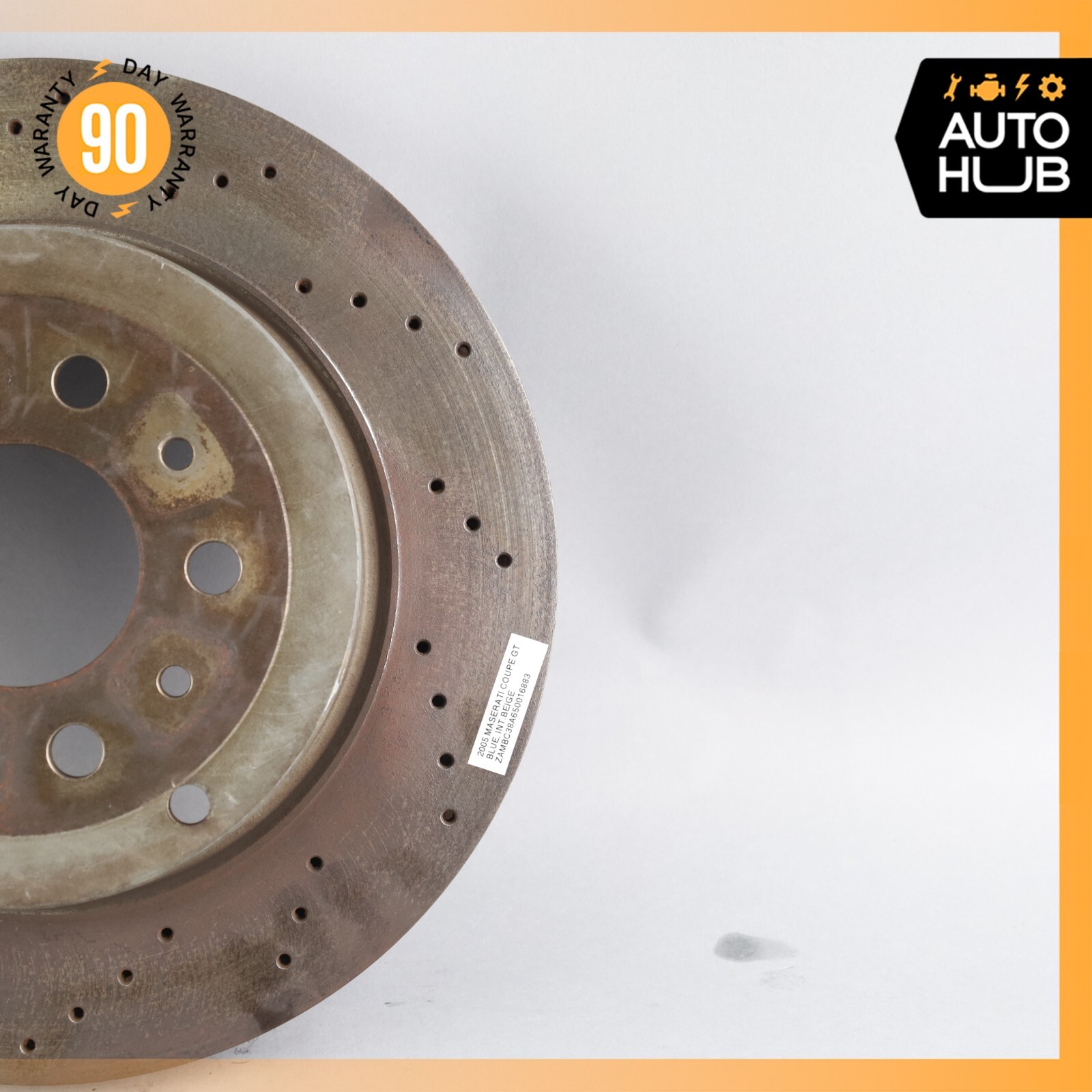 Maserati M138 Coupe 4200 GT Rear Brake Rotors Disc Left & Right Set of 2 OEM 67k