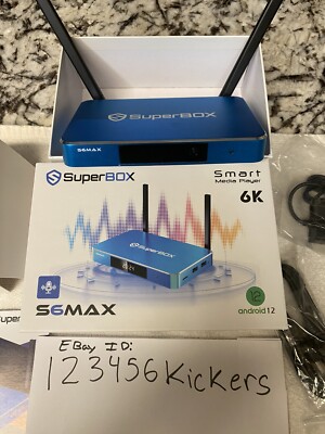 SuperBOX S6 Max - 4k HD T V - Global Usage - Endless Content - No Hidden Cost