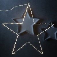 Led Stern Leuchtstern Metallstern 180LED H: 60Cm Weihnachtsstern FüR Innen/AußEn