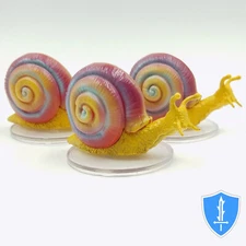Giant Snail x3 - Wild Beyond the Witchlight #33 D&D Icons of Realms Miniature